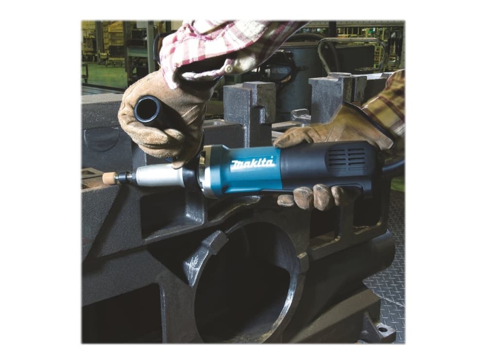Makita GD0801C, Musta, Sininen, Hopea, 4,3 cm, 3,5 m/s ², AC, 750 W, 75 mm