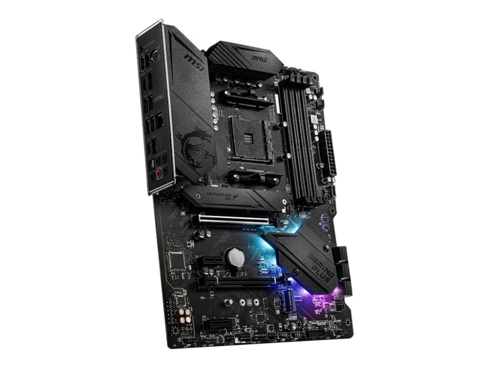 MSI MPG B550 GAMING PLUS - Emolevy - ATX - Socket AM4 - AMD B550 Chipset - USB-C Gen2, USB-C Gen1, USB 3.2 Gen 1, USB 3.2 Gen 2 - Gigabit LAN - sisäinen grafiikka (CPU tarvitaan) - HD Audio (8-kanavainen)