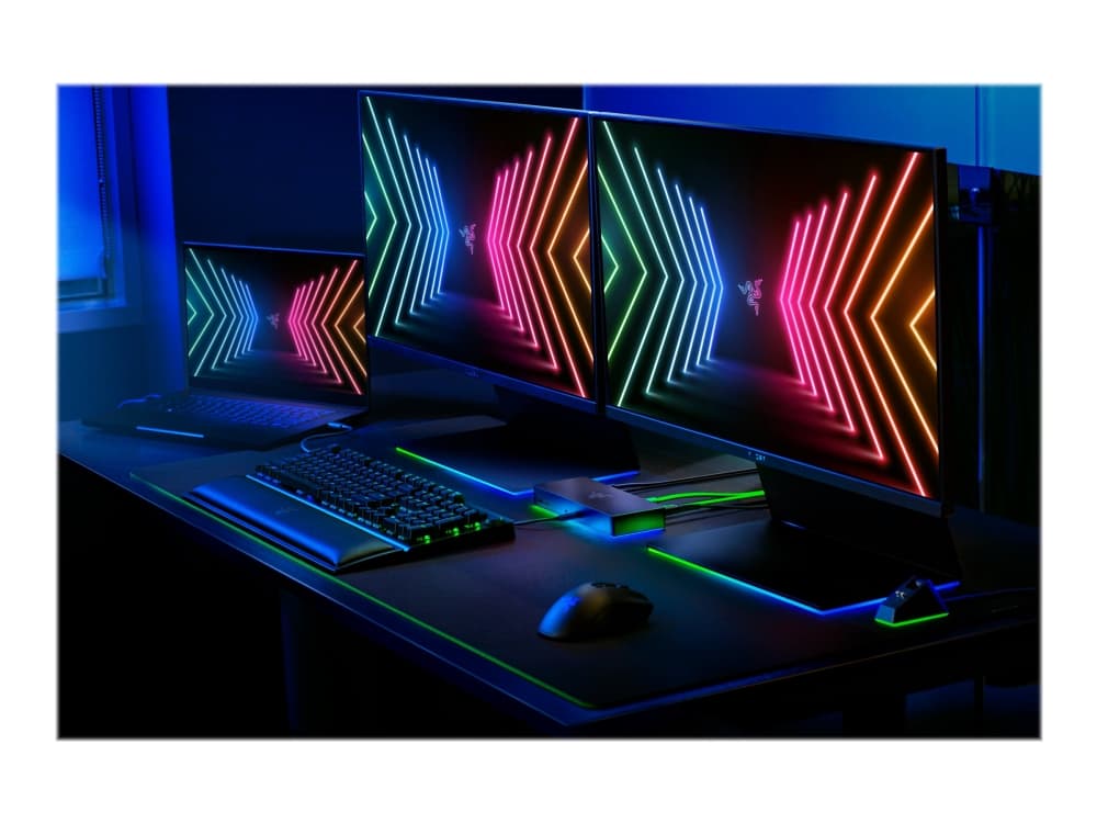 Razer Thunderbolt 4 Dock, USB 3.2 Gen 2 (3.1 Gen 2) Type-C, Musta, SD, 8K Ultra HD, 3.5mm, RJ-45, USB 3.2 Gen 2 (3.1 Gen 2) Type-A, USB 3.2 Gen 2 (3.1 Gen 2) Type-C, Alumiini