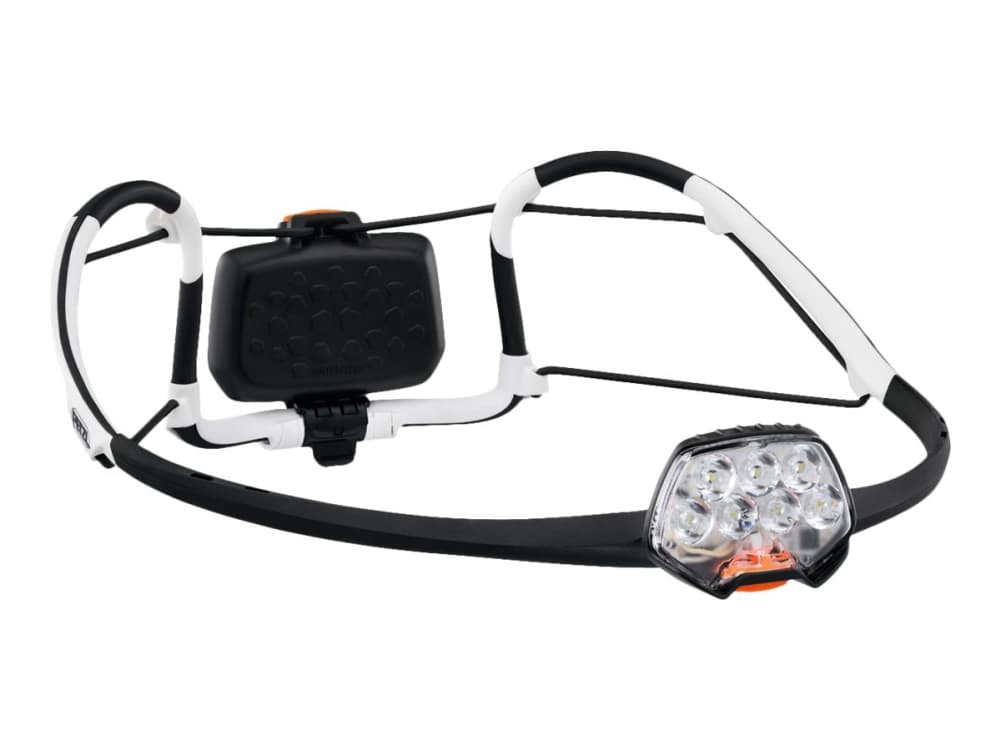 Petzl IKO, Taskulamppu otsanauhalla, Musta, Valkoinen, IPX4, CE, LED, 7 lamppua