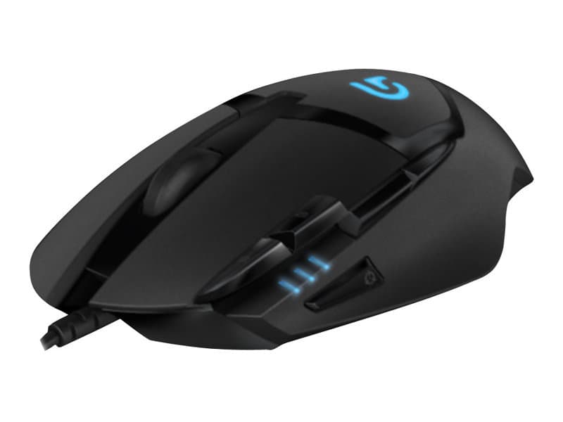 Logitech G 910-004068, Oikeakätinen, USB A-tyyppi, 4000 DPI, 1 ms, Musta