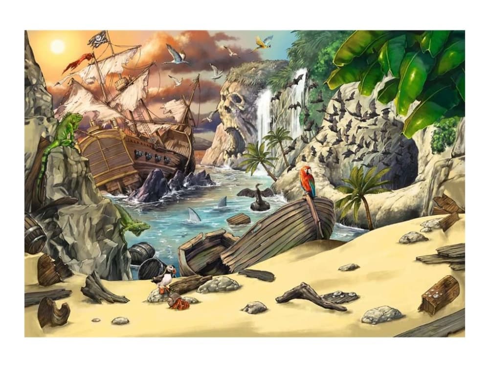 Ravensburger EXIT Puzzle Kids - Merirosvoseikkailu - puslespil - 368 pistettä