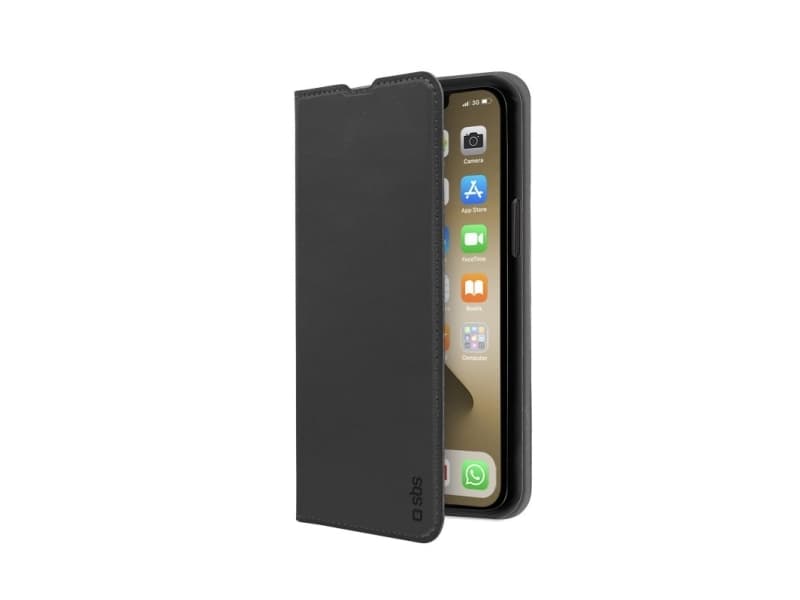 SBS TEBKLITEIP1367K, Lompakkokotelo, Apple, iPhone 13 Pro Max, 17 cm (6.7), Musta