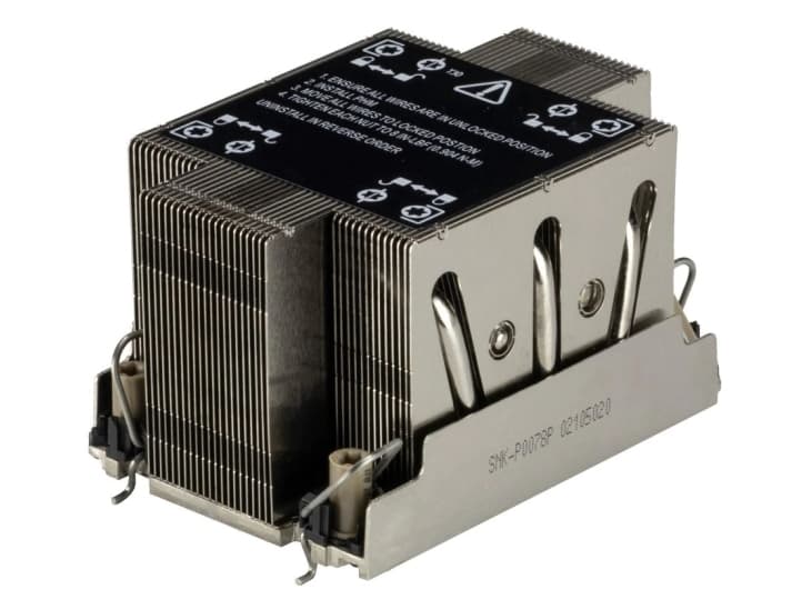 SuperMicro Supermicro CPU-jäähdytin SNK-P0078P Socket 4189 2U passiivinen