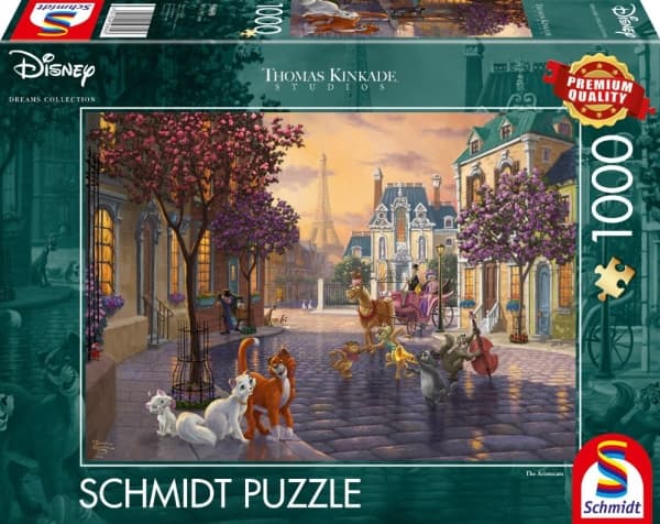 Schmidt Spiele Disney Aristokatit, 1000 pkt, Dyr