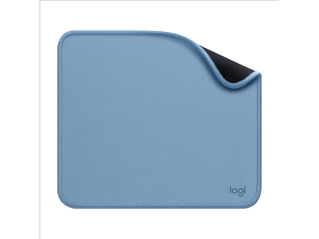 Logitech Mouse Pad Studio Series, Sininen, Harmaa, Yksivärinen, Nailon, Polyesteri, Kumi, Liukumaton pohja