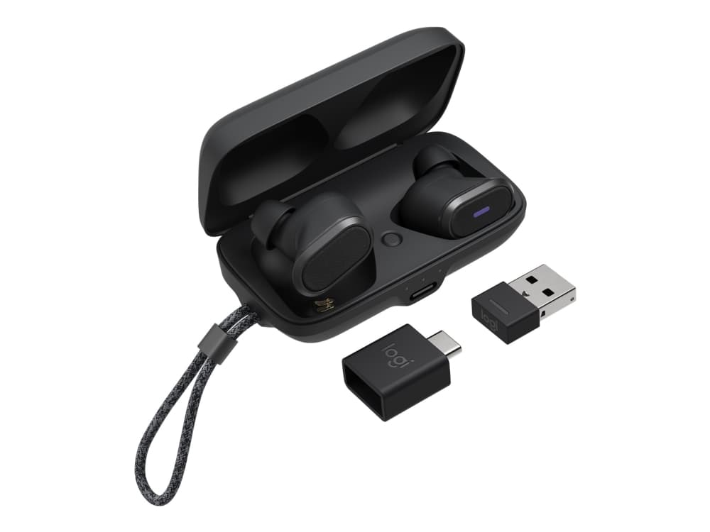 Logitech Zone, True Wireless Stereo (TWS), Puhelut/Musiikki, 13 g, Kuulokkeet, Grafiitti