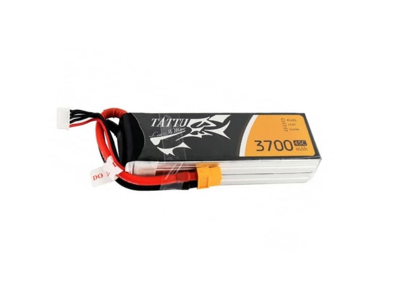 Tattu 3700mAh 14.8V 45C 4S1P akku