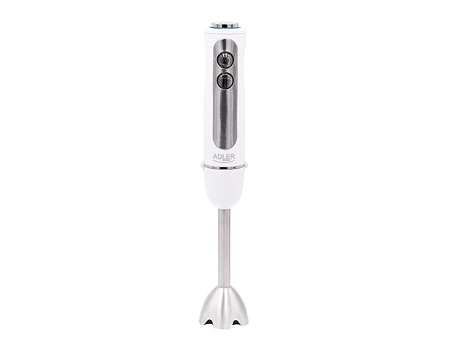 Adler AD 4625w, Upotettava sekoitin, 1500 W, Hopea, Valkoinen