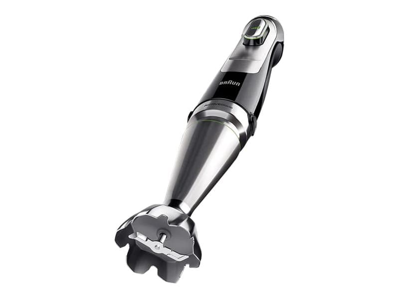 Braun MultiQuick 9 MQ 9135XI, Upotettava sekoitin, 0,6 L, Syke-toiminto, Jäänmurskaus, 1200 W, Musta, Ruostumaton teräs