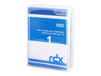 Overland-Tandberg 8877-RDX, RDX-kasetti, RDX, 1000 GB, FAT32, NTFS, exFAT, ext4, Sort, 1500000 t