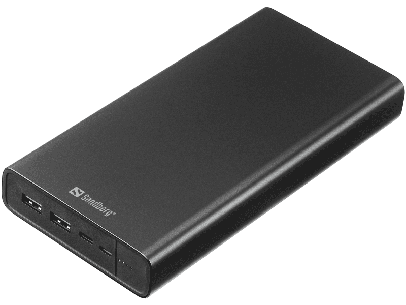 Sandberg | Powerbank - 38400 mah - 142 Wh - 2 x USB A/1 x USB-C (PD) - Lajittele