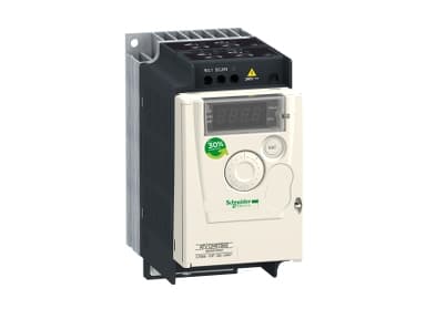 Schneider Electric ATV12H075M2, Musta, Valkoinen, 200-240 V, 50-60 Hz, 72 mm, 131,2 mm, 143 mm