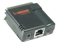 Longshine LCS-PS110-A, musta, 2 MB, 1 MB, Ethernet LAN, IEEE 802.3, IEEE 802.3u, TCP/IP, IPX, NetBeui, AppleTalk, LPR, SMB