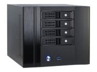 Inter-Tech SC-4004, Small Form Factor (SFF), PC, Musta, Mini-ITX, Terästä, Toiminta/Seikkailu, HDD, Teho