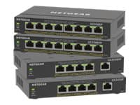 NETGEAR 8-Port Gigabit Ethernet High-Power PoE+ Plus Switch (GS308EPP), Hallittu, L2/L3, Gigabit Ethernet (10/100/1000), Täysin kaksipuolinen, Power over Ethernet -tuki