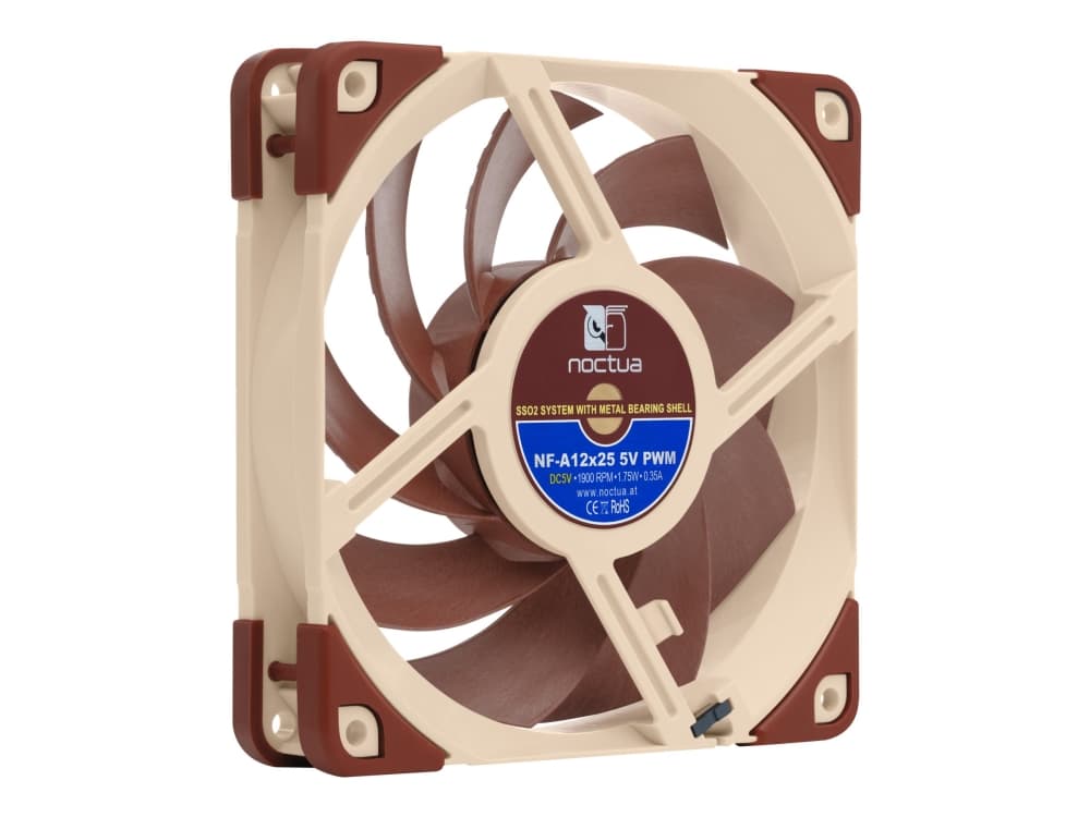 Noctua NF-A12x25 5V PWM - Sisäosa tuulettimella - 120 mm:n tuuletin
