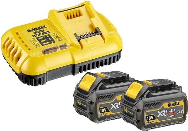 DeWALT DCB118T2-QW, Akkulaturi, Litiumioni (Li-Ion), DeWalt, Musta, Keltainen, Litiumioni (Li-Ion), 2 kpl