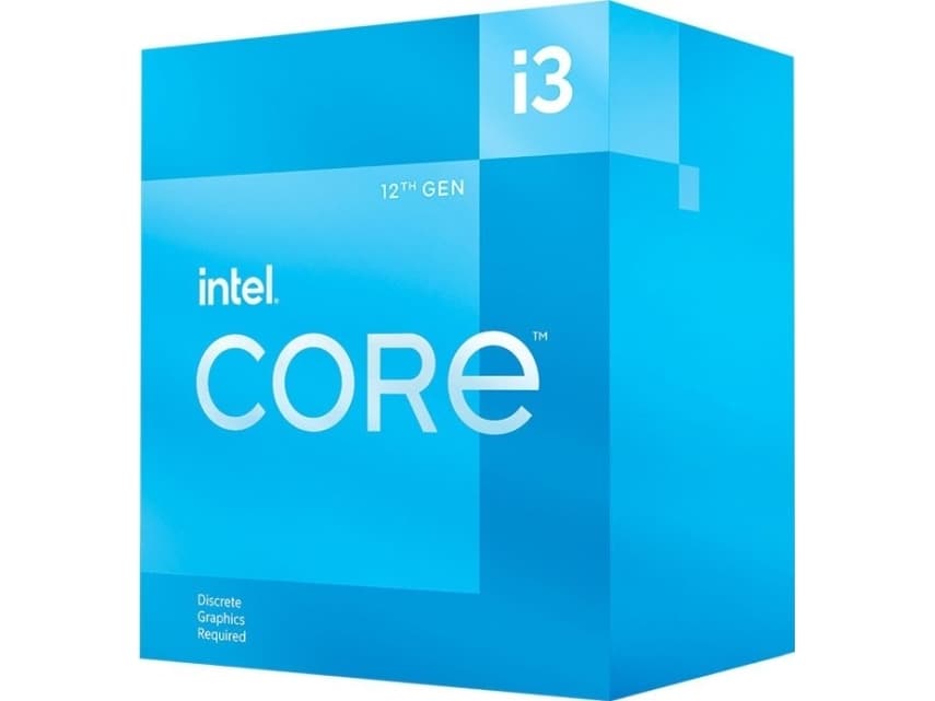 Intel® Core™ i3-12100F (Alder Lake) - 4-ytiminen - 3,3 GHz (4,3 GHz Intel® Turbo Boost 2.0) - LGA1700-kanta - Laatikko