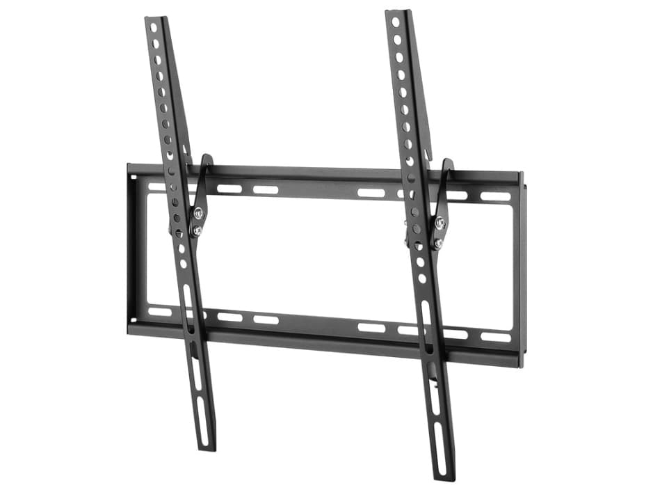 Goobay 49731, 139,7 cm (55), 200 x 200 mm, 400 x 400 mm, 0 - 8°, Terästä, Musta