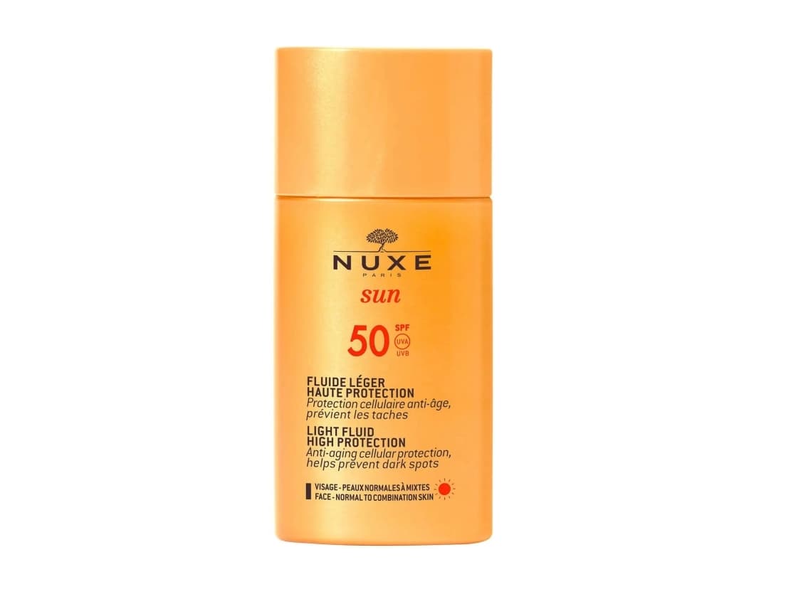Nuxe Sun Light Fluid High Protection SPF50 - Dame - 50 ml