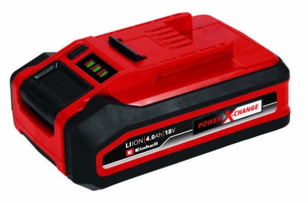 Einhell Power-X-Change Plus, akku, litium-ioni (Li-Ion), 4 At, 18 V, lajitelma, Rød, akryylinitrilbutadienstyren