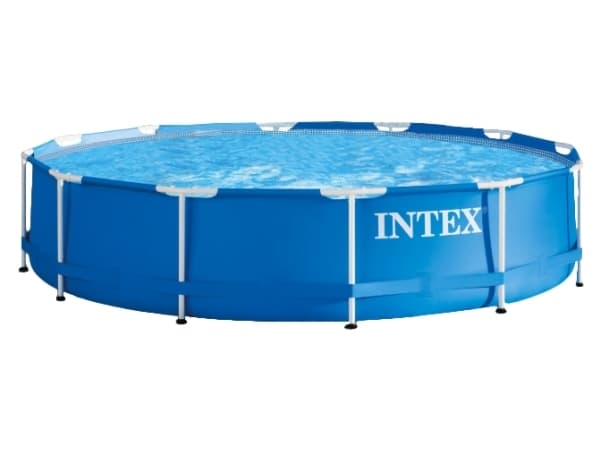 Intex Metal Frame Pool Set, 6.503L, 366x76 cm, inkl. filterpumpe