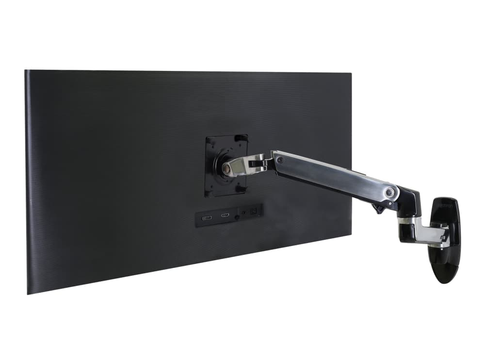 Ergotron LX Series LX Wall Mount LCD Arm, Ruuvit, 11,3 kg, 50,8 cm (20), 86,4 cm (34), 100 x 100 mm, Alumiini