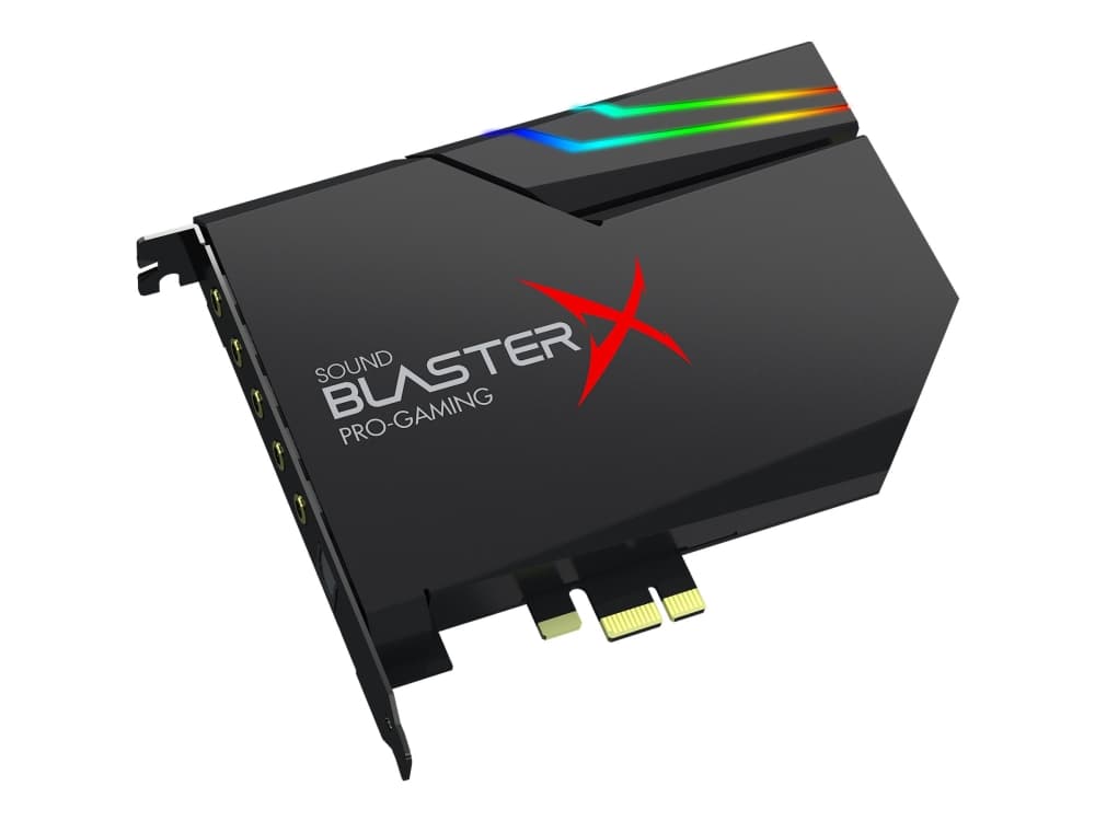 Creative Labs Sound BlasterX AE-5 Plus, 5.1 kanavaa, Sisäinen, 32 bittiä, 122 dB, PCI-E