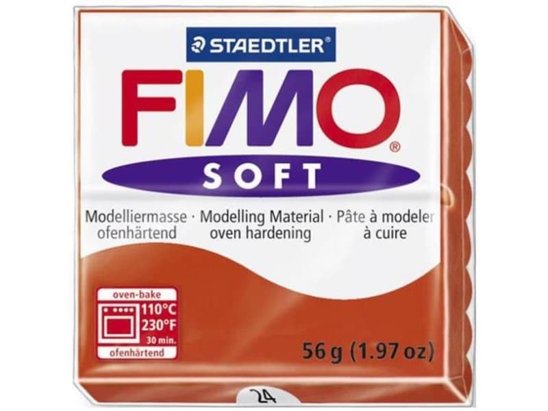 Staedtler Fimo Mass Soft 56g 24 punainen (185277)