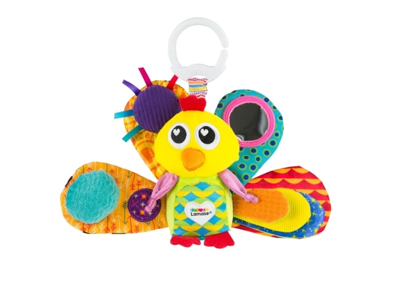 Lamaze Jacque the Peacock, Poika/tyttö, Plyysikangas, Monivärinen