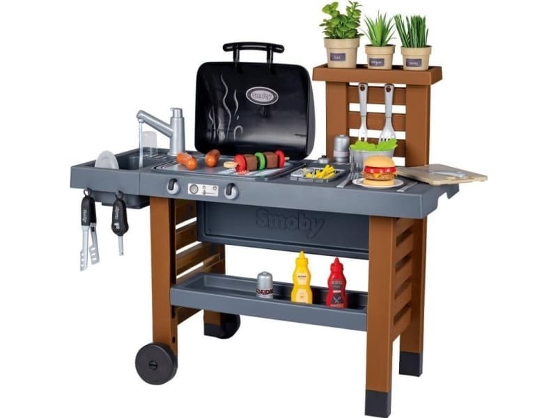 Smoby Garden Kitchen Grill 43 tarvikkeet