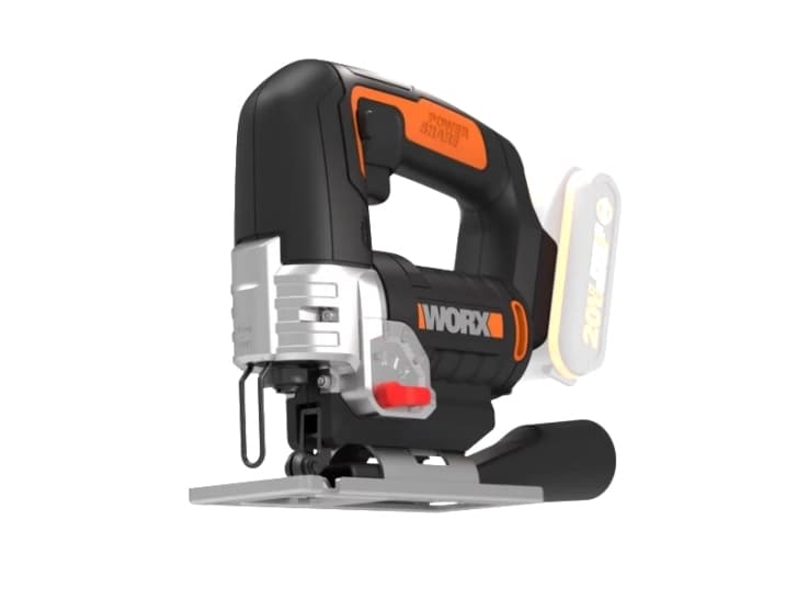 WORX WX543, Kaarikahva, Musta, Oranssi, 45°, 0 - 45°, Harjattu, 2600 spm