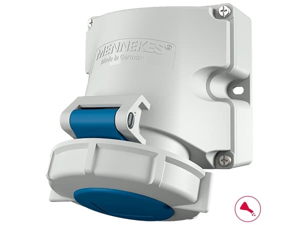 MENNEKES 9301, 3P, Ruuvit, Sininen, Valkoinen, IP67, 230 V, 16 A