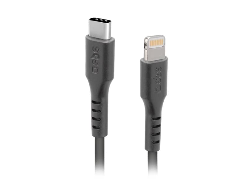 SBS TECABLELIGTC1K, 1 m, Lightning, USB C, Hanstik, Hanstik, Lajittelu, lajittelu