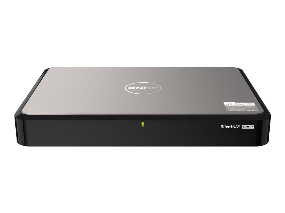 QNAP HS-264, NAS, Tower, Intel® Celeron®, N5105, Musta