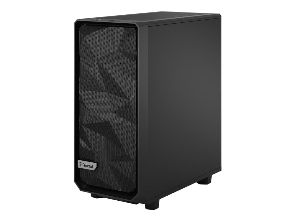 Fractal Design Meshify 2 Compact, Tower, PC, Musta, ATX, mikro ATX, Mini-ITX, Terästä, Pelaaminen