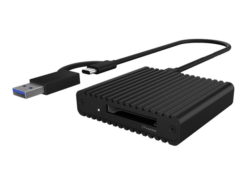 ICY BOX IB-CR404-C31 - Kortinlukija (CFexpress 2.0 Type B) - USB / USB-C 3.2 Gen 2