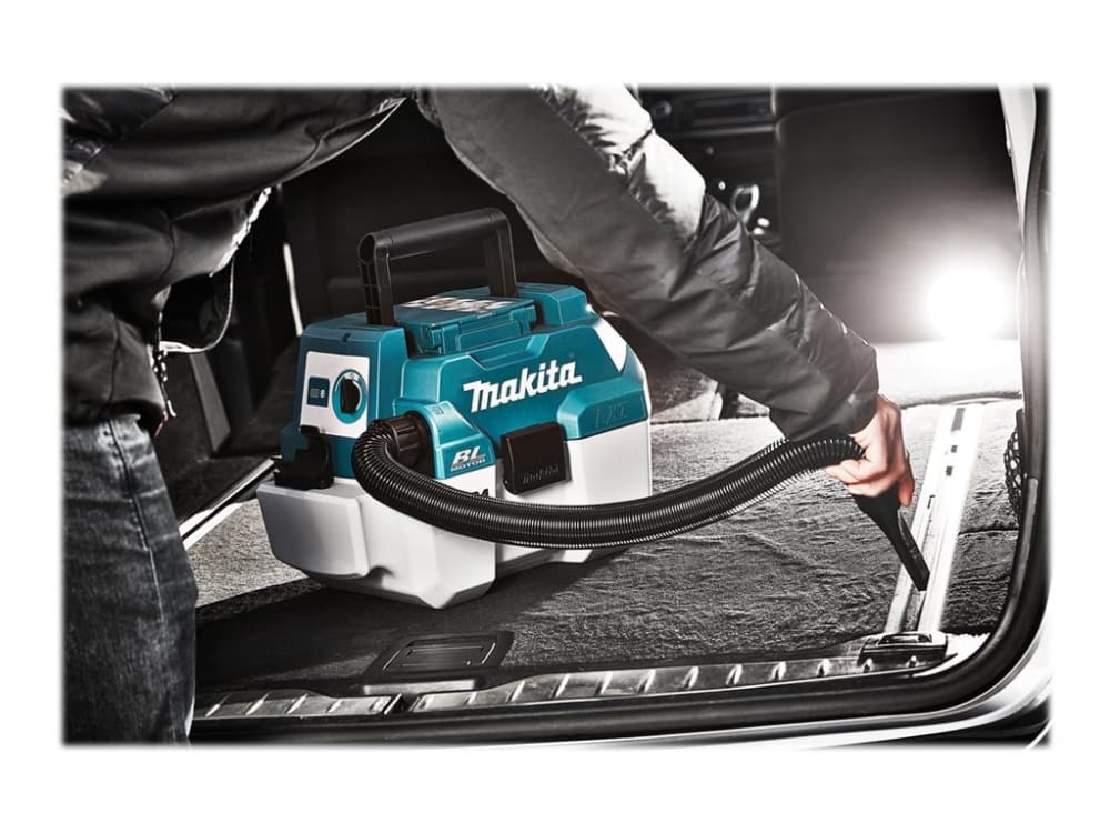 Makita DVC750LZX3, Tynnyri-imuri, Kuiva ja märkä, Pussiton, 7,5 L, 76 dB, Musta, Sininen, Valkoinen
