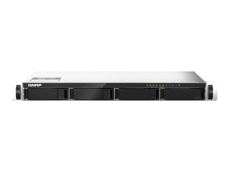 QNAP TS-435XeU - NAS-palvelin - 4 lokeroa - rackversio - SATA 6Gb/s - RAID 0, 1, 5, 6, 10, JBOD - RAM 4 GB - 2,5 Gigabit Ethernet / 10 Gigabit Ethernet - iSCSI-tuki - 1U