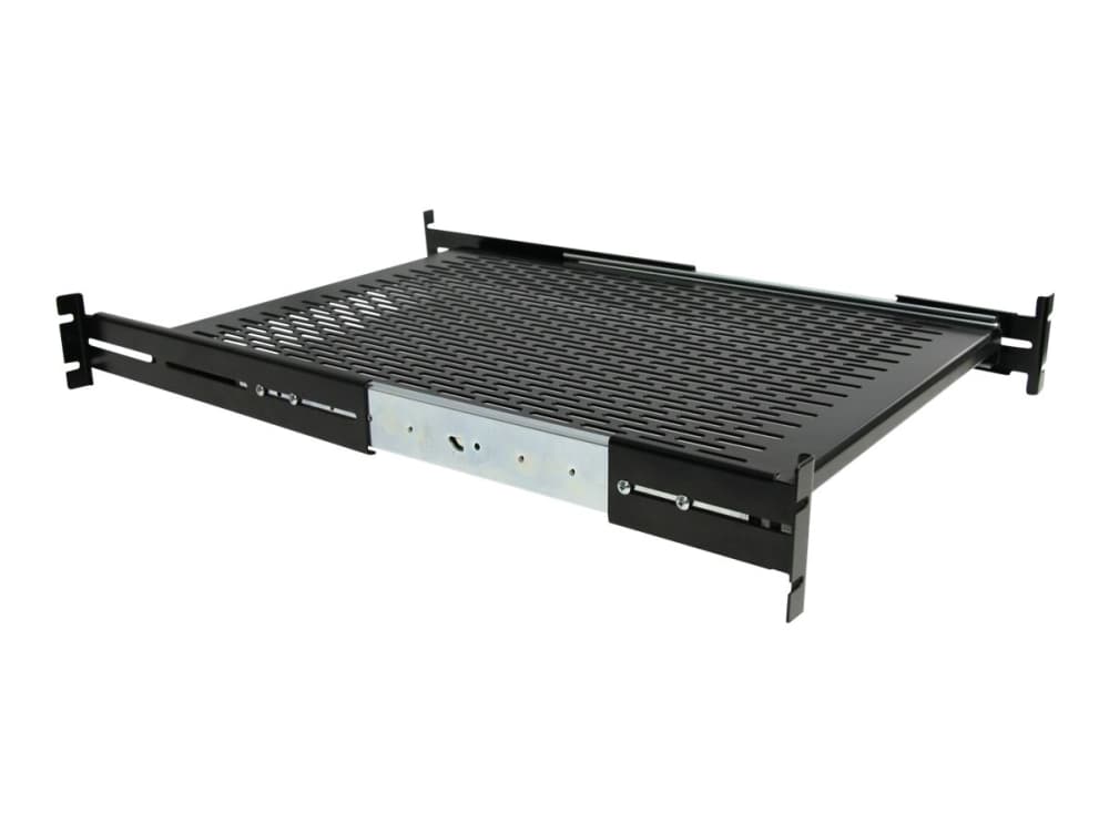 StarTech.com UNISLDSHF19, Säädettävä hylly, Terästä, musta, 6,4 kg