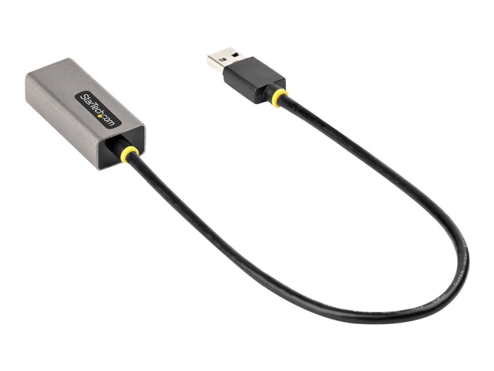 StarTech.com USB Ethernet-sovitin, USB 3.0 - 10/100/1000 Gigabit Ethernet LAN-muunnin kannettaville tietokoneille, 30cm (1ft) liitäntäkaapeli, USB-RJ45-sovitin, USB NIC-sovitin, Ethernet-dongle - USB-verkkosovitin - Verkkosovitin - USB 3.2 Gen 1 - Gigabit Ethernet x 1 - avaruusharmaa - tilaa harmaa