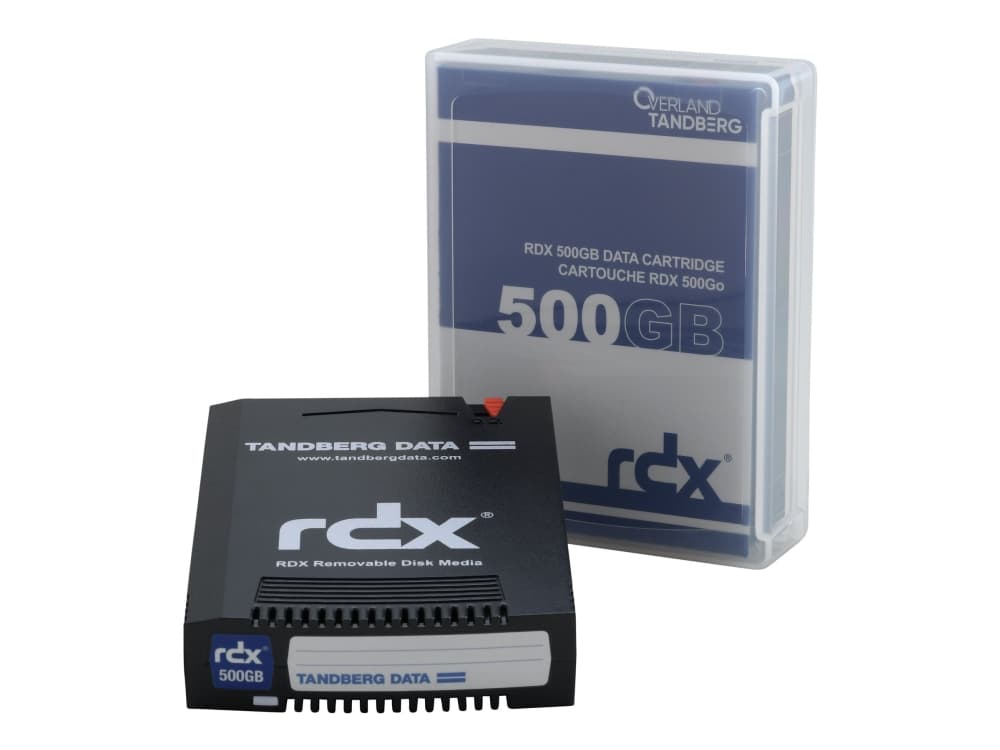 Overland Tandberg RDX QuikStor - RDX HDD-kasetti - 500 GB - Tandberg Data RDX QuikStation 4, RDX QuikStation 8, RDX QuikStor -tietokoneisiin