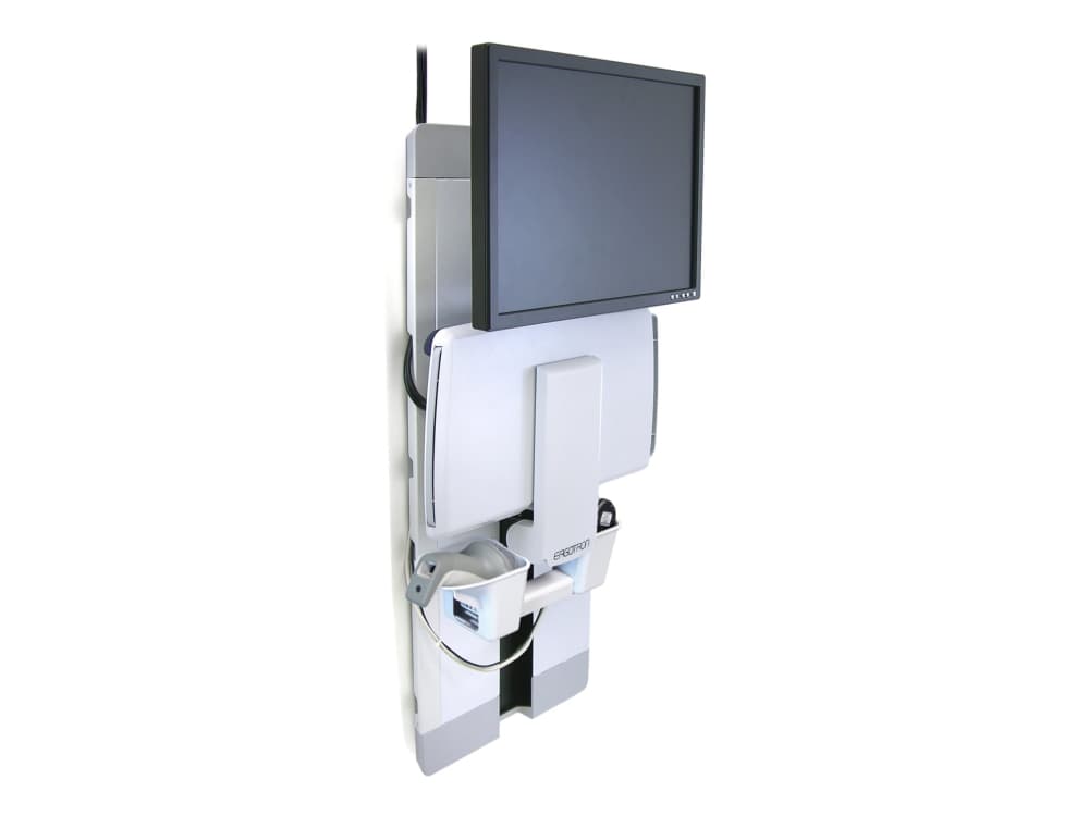 Ergotron StyleView Vertical Lift, Patient Room, 15 kg, 61 cm (24), 75 x 75 mm, 100 x 100 mm, Valkoinen