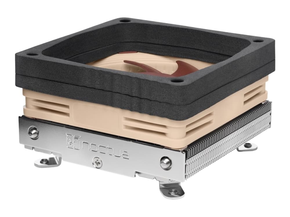 Noctua NA-FD1, Musta, NH-L9i, NH-L9i chromax.black, NH-L9i-17xx, NH-L9i-17xx chromax.black. NH-L9a-AM4, NH-L9a-AM4..., 7x foam spacers (10mm (2x), 7mm, 6mm, 5mm, 4mm, 3mm), 16x plastic tubes, 4x steel bolts