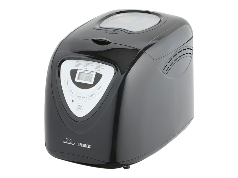 Princess 152009, 907,2 g, Katseluikkuna, Säädettävä reunanruskistuksen hallinta, Pidä lämpimänä-toiminto, 600 W, Musta, Hopea