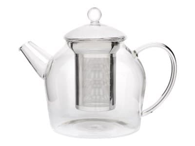 Bredemeijer Minuet, Yksi teekannu, 1200 ml, Läpinäkyvä, Lasi, Haudutussuodatin, Ruostumaton teräs