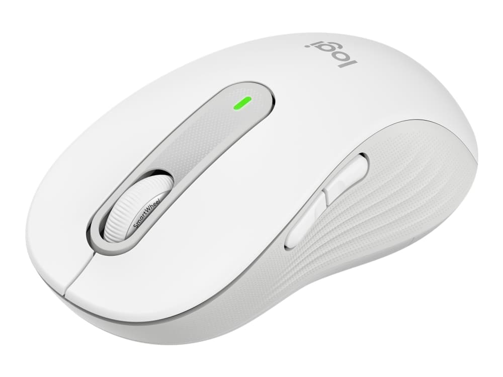 Logitech Signature M650, Oikeakätinen, Optinen, RF Wireless + Bluetooth, 2000 DPI, Valkoinen