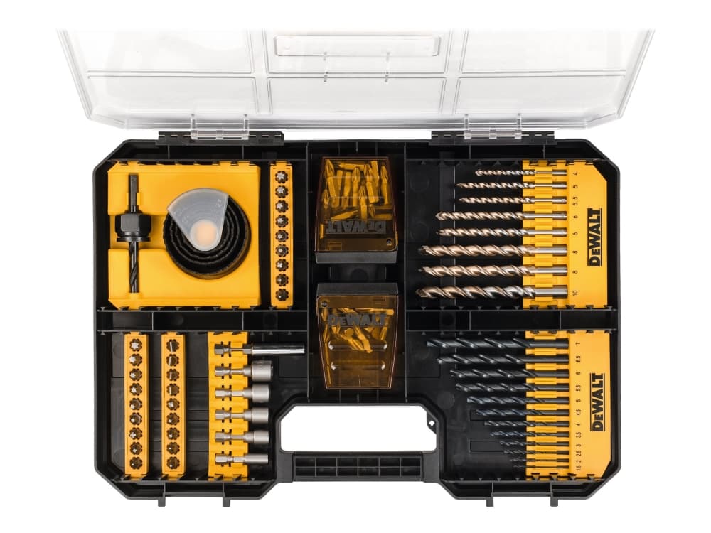 DeWALT High Performance Fit Tstak IV -laatikko - ruuvimeisseli- ja poranteräsarja - 100 kappaletta