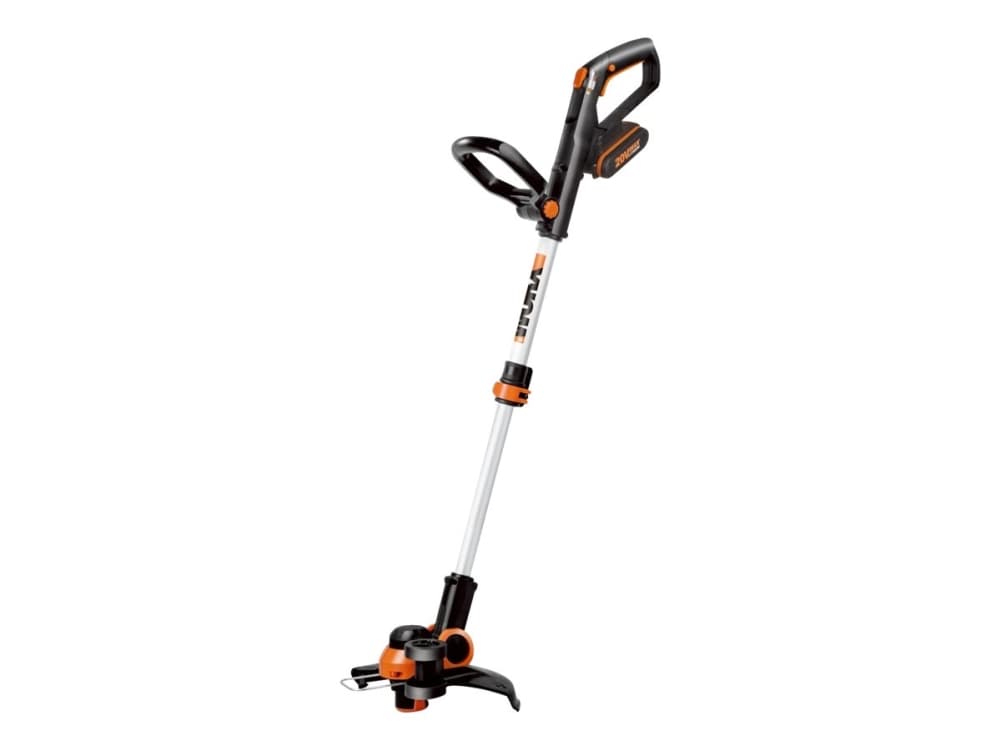 WORX WG163E.2, 2 yhdessä raivaussaha ja siimatrimmeri, 30 cm, Nailonsiima, Musta, Oranssi, Akku, 20 V
